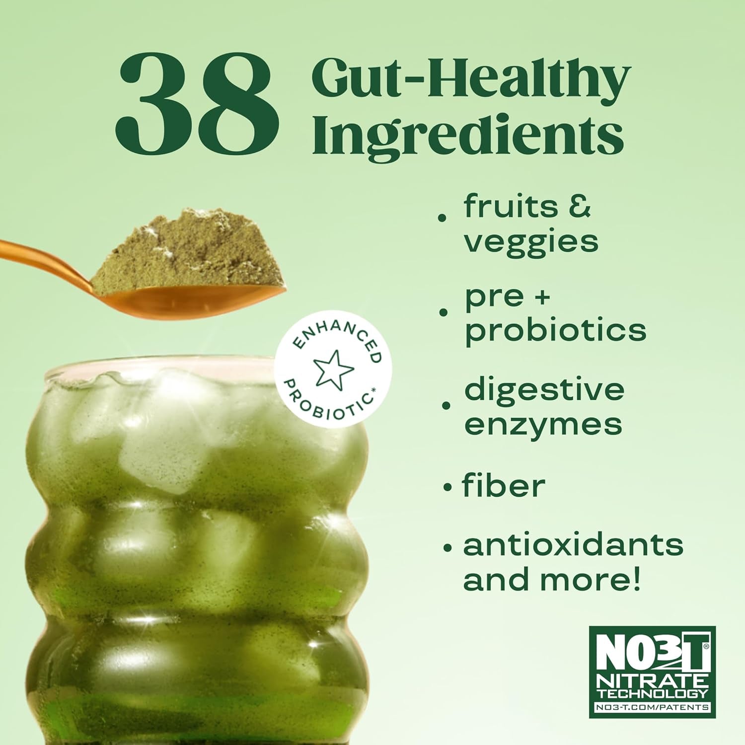 Bloom Nutrition Superfood Greens Powder, Digestive Enzymes with Probiotics and Prebiotics, Gut Health, Bloating Relief for Women, Chlorella, Juice Mix W/Beet Root Powder, 30 SVG, Orange Passionfruit