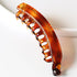 Fashion Large Banana Hair Clips Solid Color Frosted Hair Claws Classic Women Non-Slip Ponytail Barrettes Hairpins for Fine Hairs