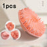 NEW Bath Soft Silicone Back Brush Bath Shower Sponge Scrubbing Brush with Handle Exfoliating Scrub Skin Exfoliating Brushes