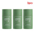 Green Tea Solid Cleansing Mask Acne Blemish Treatment Cream Blackhead Removal Natural Plant Formula Mild Skincare Solution