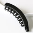 Fashion Large Banana Hair Clips Solid Color Frosted Hair Claws Classic Women Non-Slip Ponytail Barrettes Hairpins for Fine Hairs