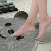 Silicone Massage Foot Mat Bathroom Non-Slip Mat Bath Foot Rubbing Artifact Foot Wash to Remove Dead Skin Shower Room Floor